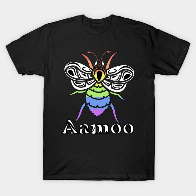 Pride Ally Aamoo (Bee) T-Shirt by KendraHowland.Art.Scroll